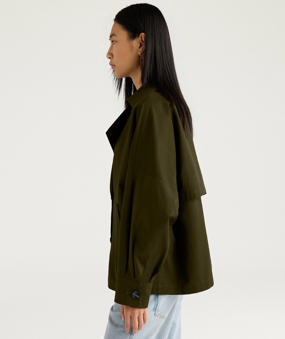 Manteau Jemez Vert Militaire - Momoni