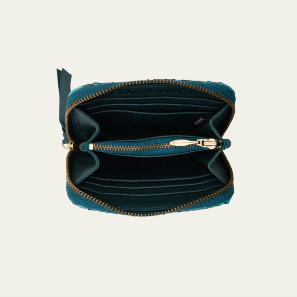 Portefeuille Python Mini Bob Prairie - Claris Virot