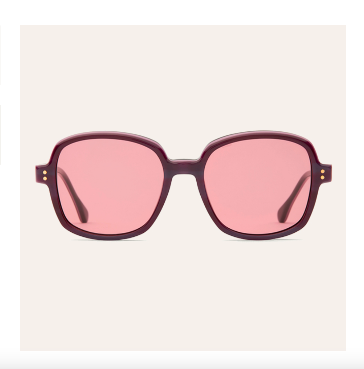 Lunettes de Soleil Nailaka Aubergine - Claris Virot