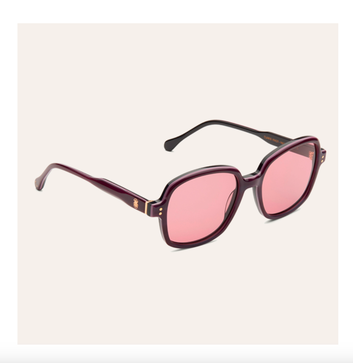 Lunettes de Soleil Nailaka Aubergine - Claris Virot