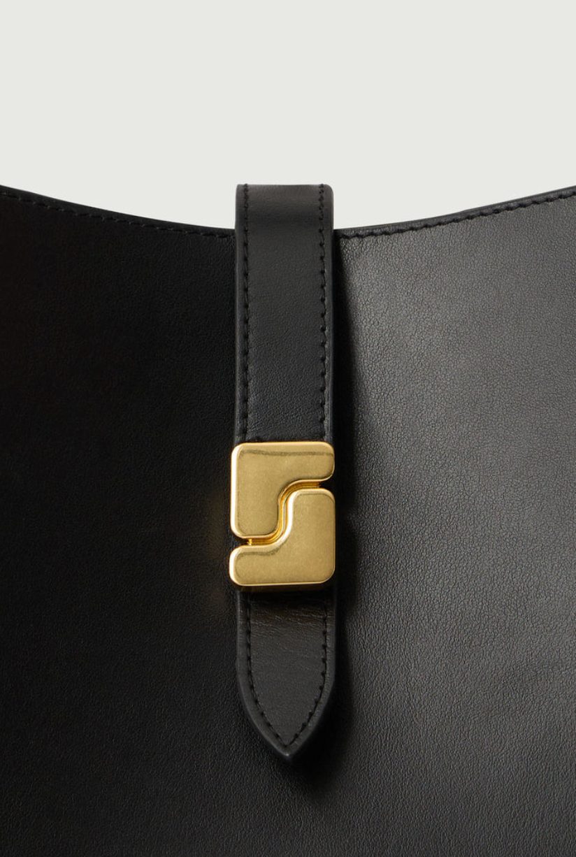Sac Bello Cuir Lisse Noir - Soeur