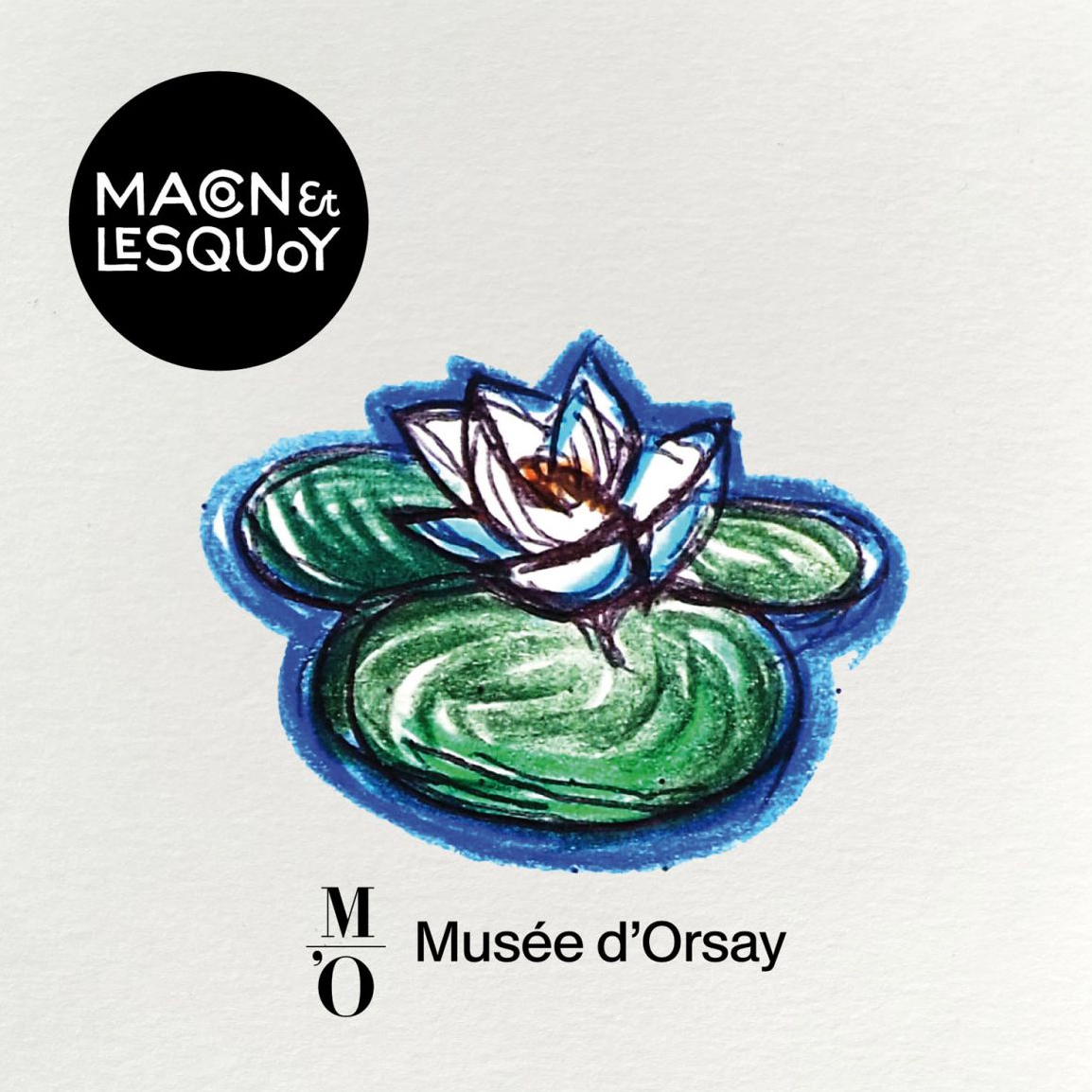 Broche Nymphéa - Macon & Lesquoy