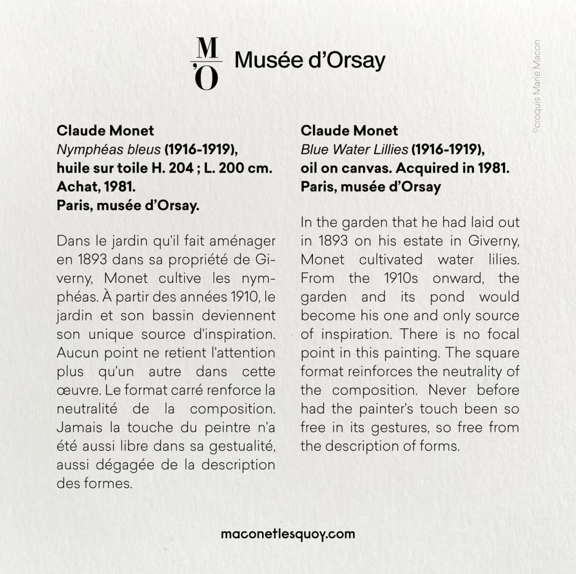 Broche Nymphéa - Macon & Lesquoy