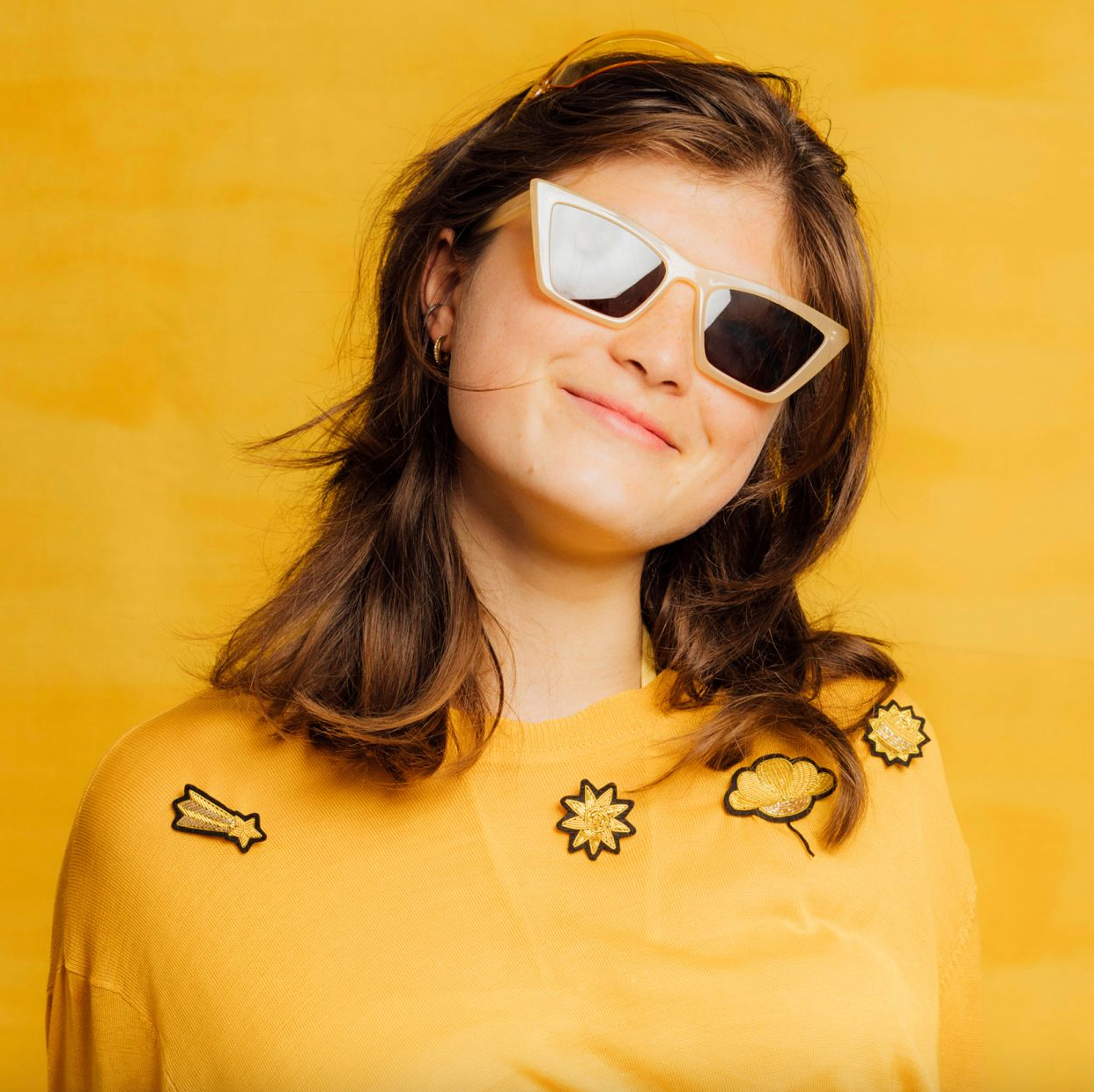 Broche Fleur Dorée - Macon & Lesquoy