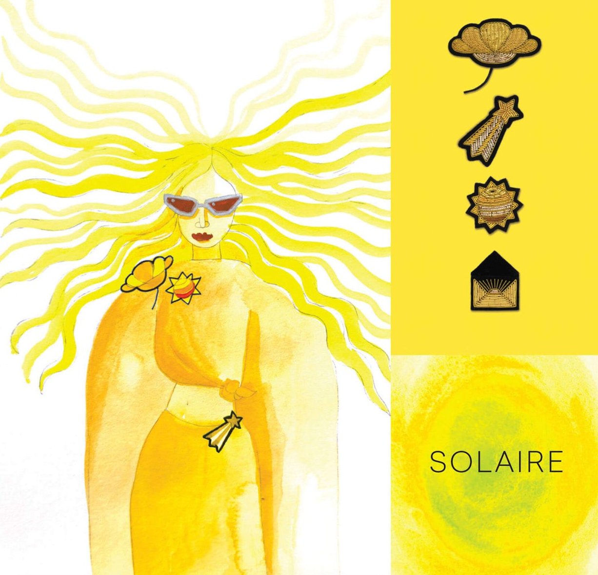 Broche Fleur Dorée - Macon & Lesquoy