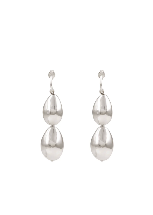 Naga Boucles d'Oreilles Argent - Dorothée Sausset