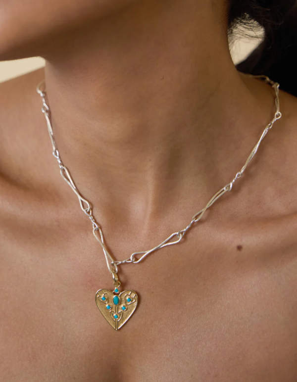 Anahata Charm Turquoise - Dorothée Sausset
