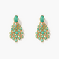 Boucles d'Oreilles Cherokee Turquoise - Aurélie Bidermann