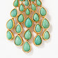 Boucles d'Oreilles Cherokee Turquoise - Aurélie Bidermann