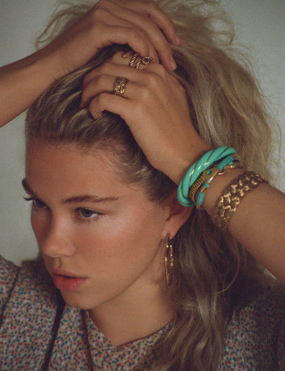 Jonc Positano Aqua - Aurélie Bidermann