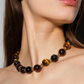 Collier Sherkan Oeil de Tigre