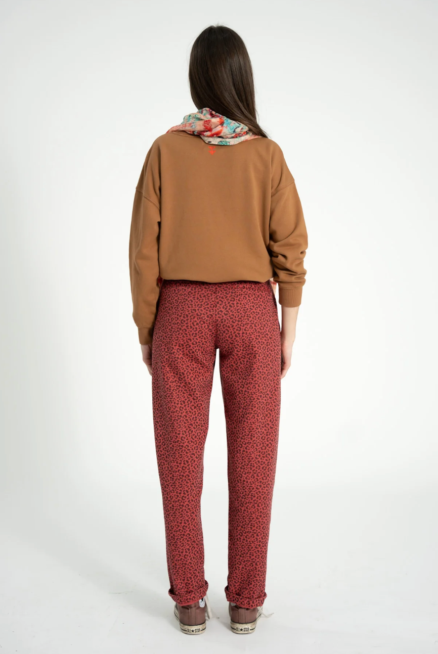 Trousers Pink W/ Animal Print - Sisters Department
