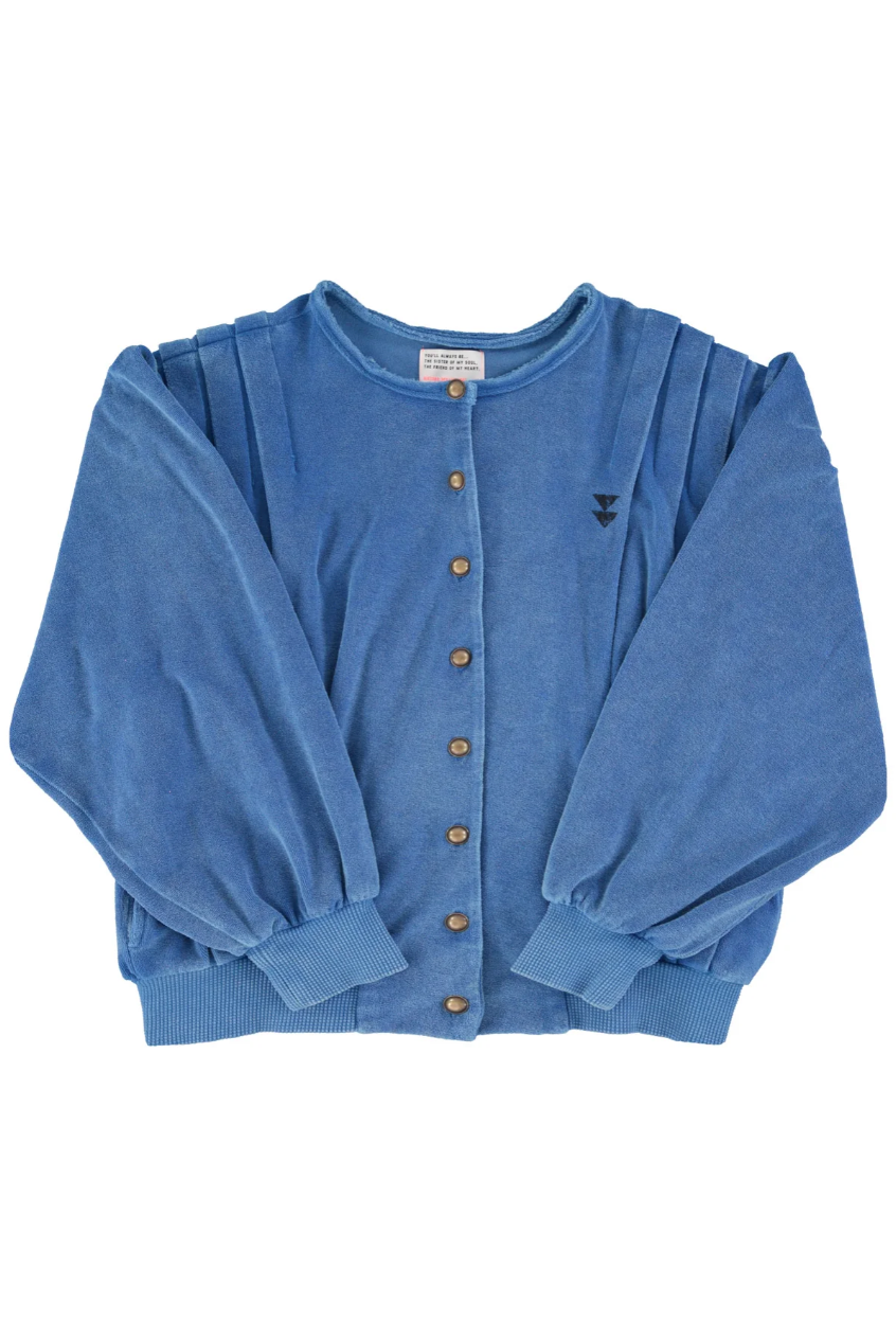 Fitted Cardigan Blue - Sisters Department