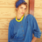 Fitted Cardigan Blue - Sisters Department