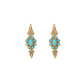 Boucles d'Oreilles Anne 4 Turquoise - Dorothée Sausset