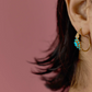 Boucles d'Oreilles Anne 4 Turquoise - Dorothée Sausset