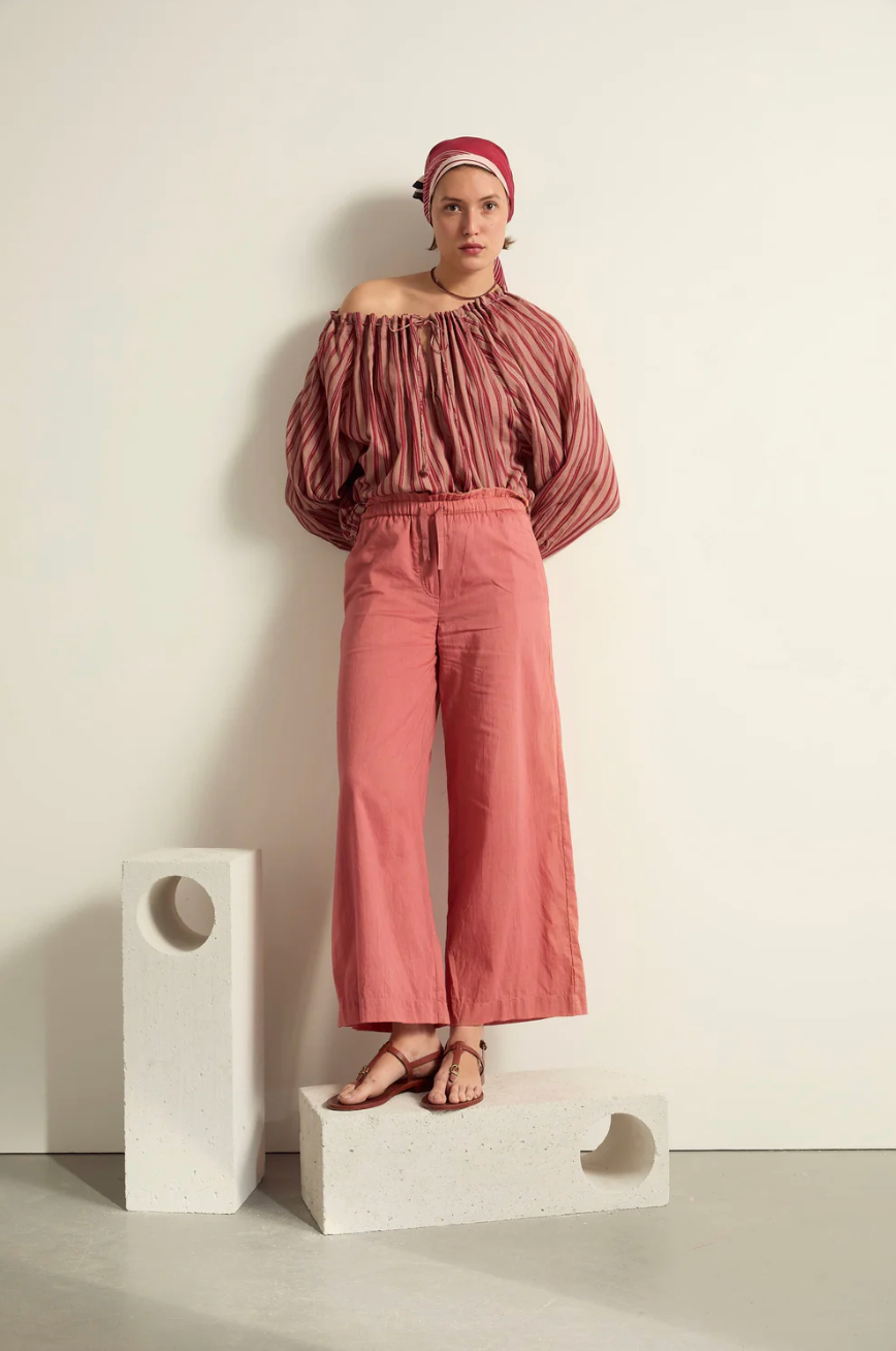 Pantalon Alba Rosewood - Mare di Latte