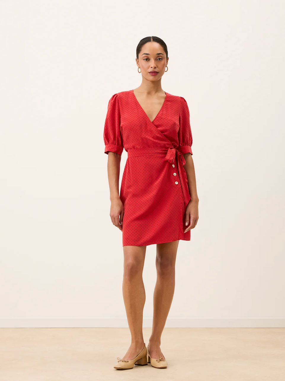 Robe Rosalina Plumetis - Rouje