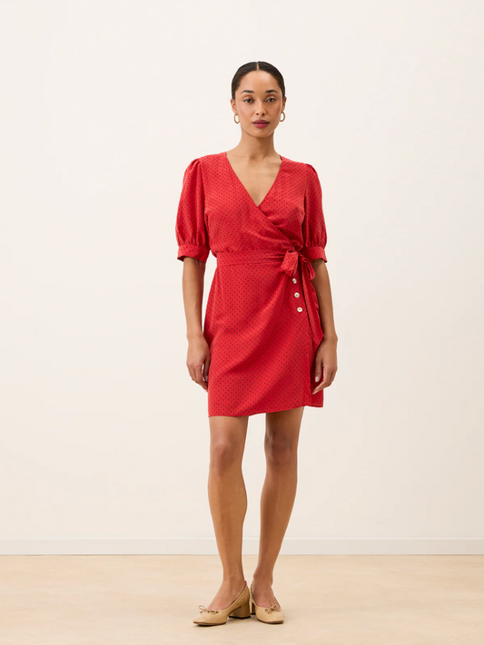 Robe Rosalina Plumetis - Rouje