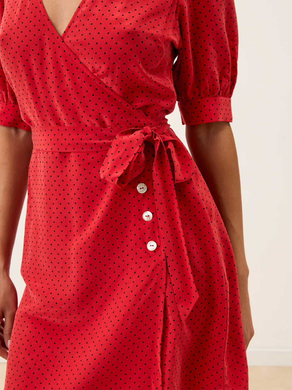 Robe Rosalina Plumetis - Rouje