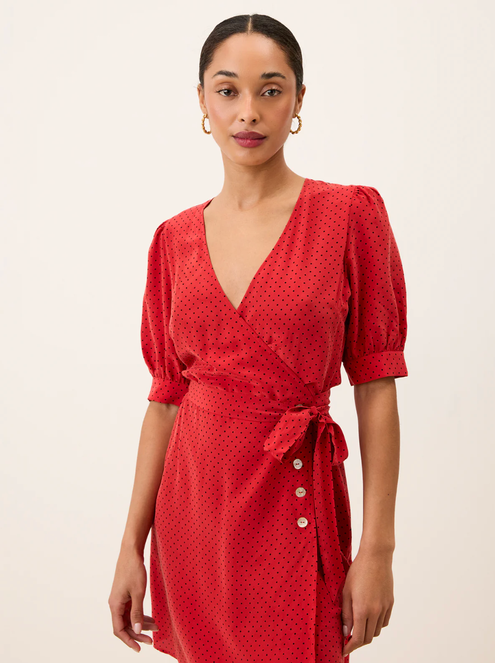 Robe Rosalina Plumetis - Rouje