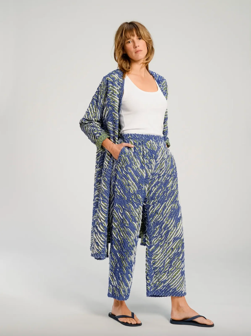 Veste Longue Bleue Pushkar - V de Vinster