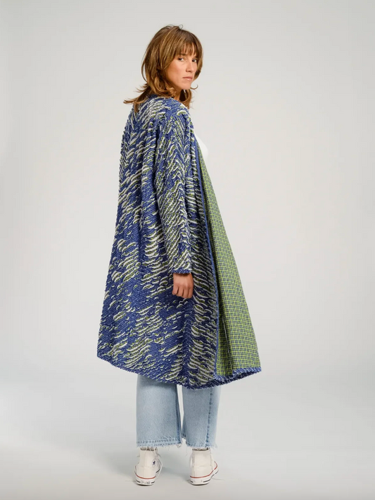 Veste Longue Bleue Pushkar - V de Vinster