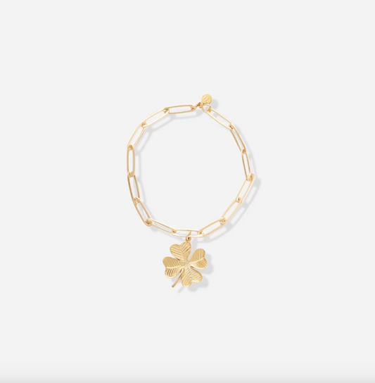 Bracelet Shamrock Doré - Alexandra Margnat