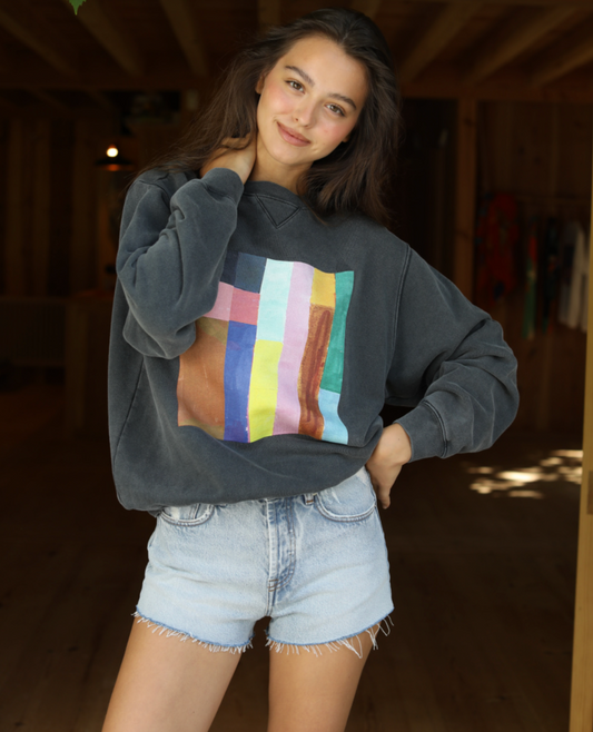 Sweat-Shirt Batcut Bauhaus Gris - G. Kero