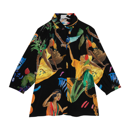 Blouse Femme Luxe Noir - G. Kero