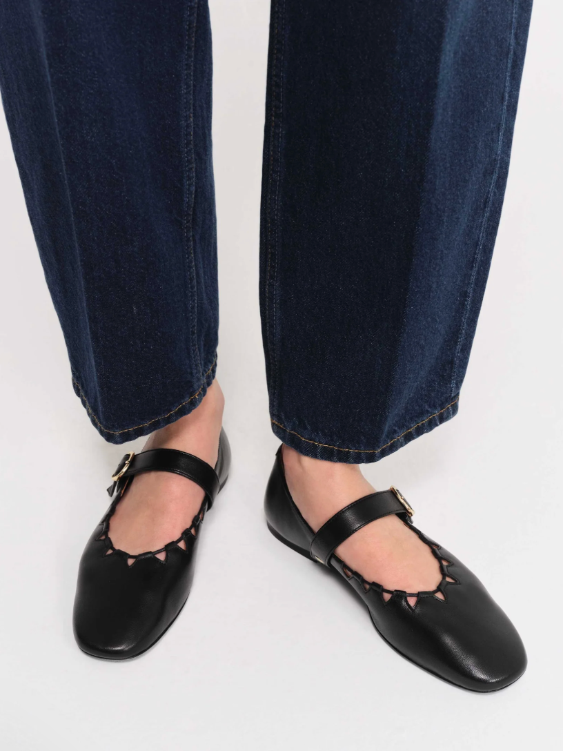 Ballerine Ginger Noir - Socque