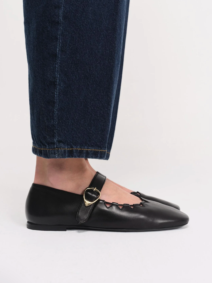 Ballerine Ginger Noir - Socque