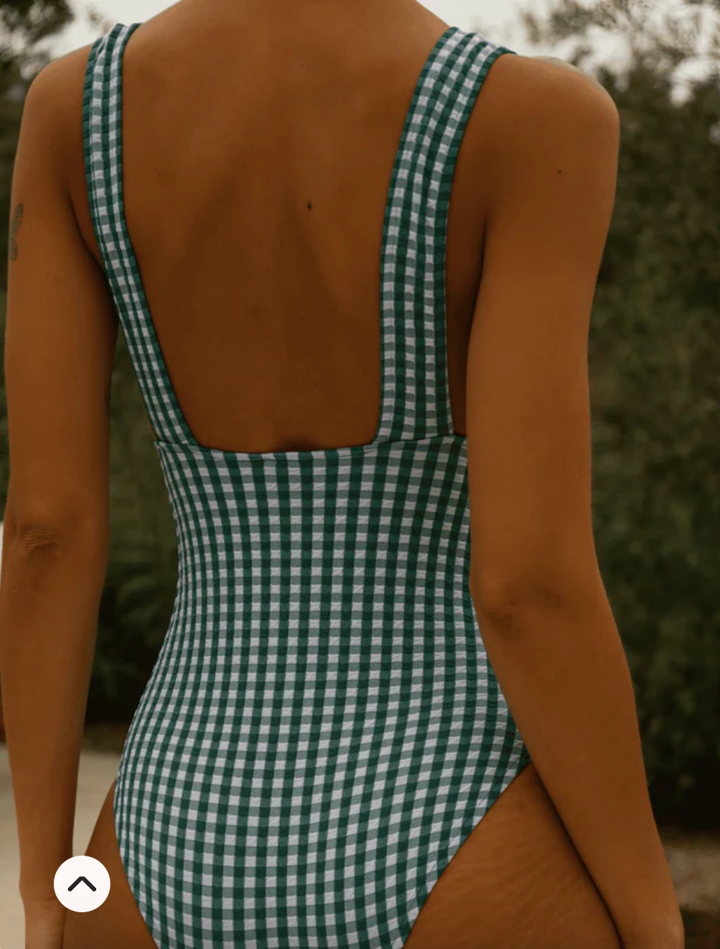 Le Plongeant Vichy Vert - Anja
