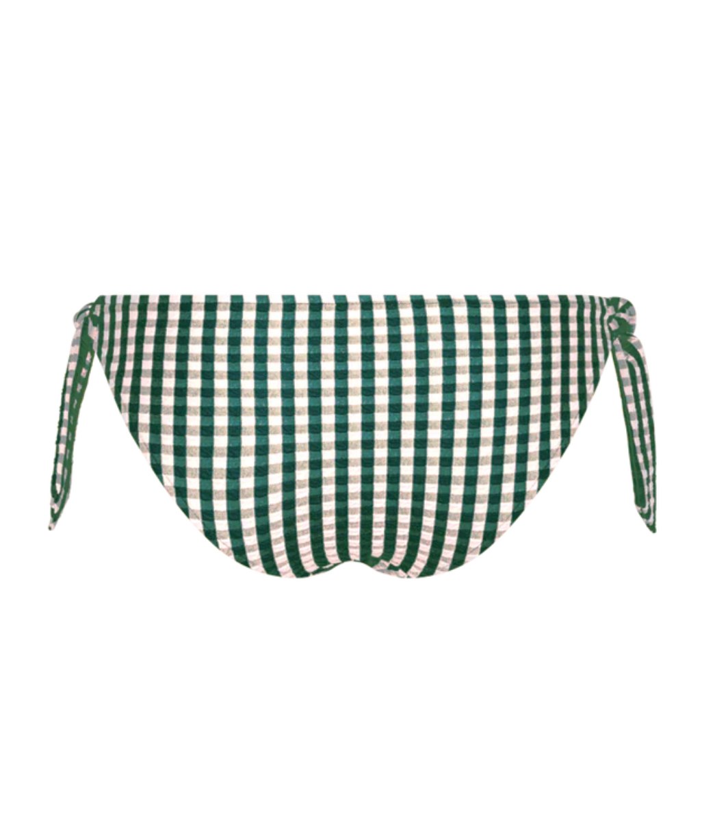 La Magnifique Culotte Noeuds Vichy Vert - Anja