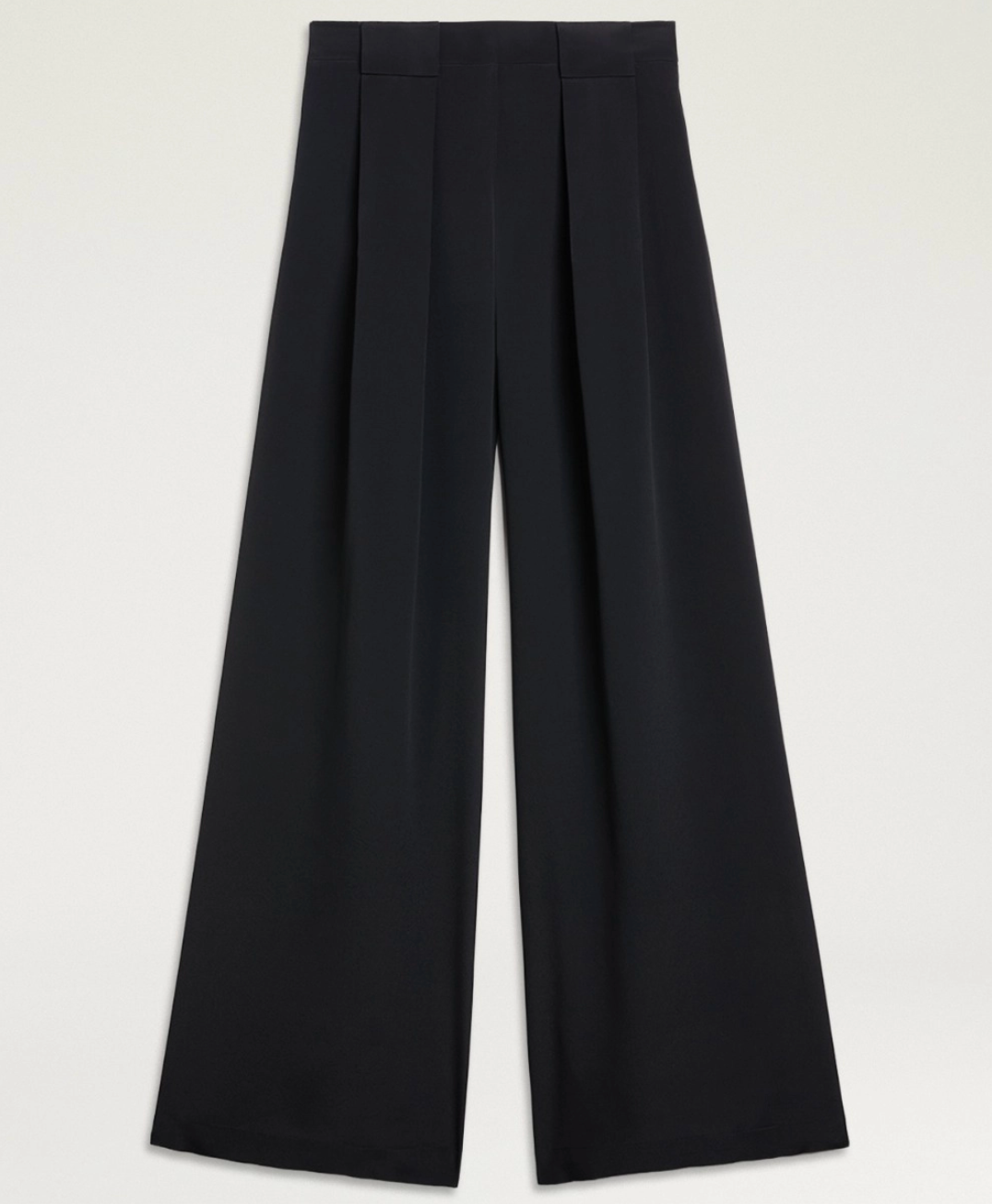 Pantalon Aspen Soie Uni Noir - Momoni