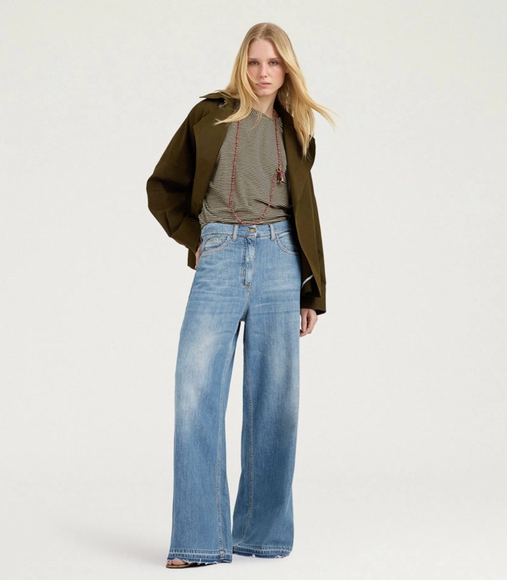 Pantalon Aoki Denim Stone Washed - Momoni