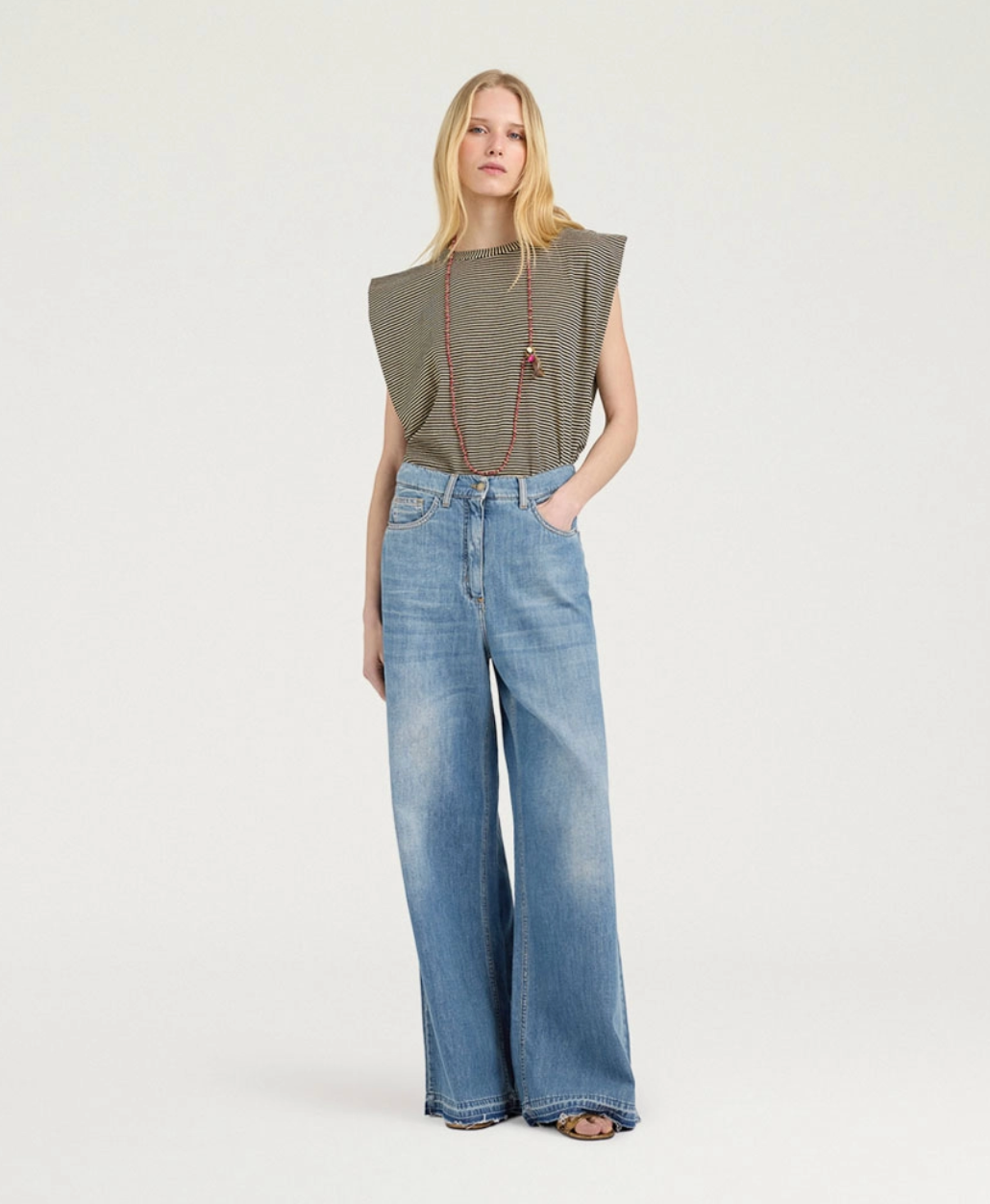 Pantalon Aoki Denim Stone Washed - Momoni