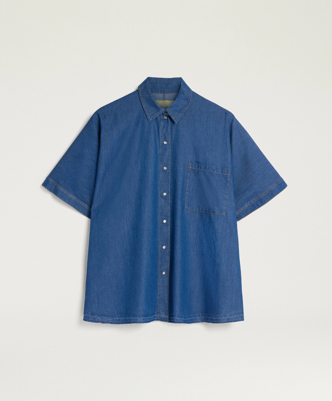 Chemisier Lila Chambray Bleu - Momoni