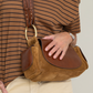 Sac Marine Cuir Tabac - Claris Virot