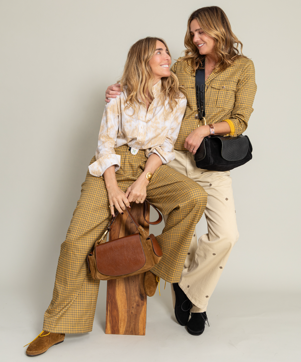 Sac Marine Cuir Tabac - Claris Virot