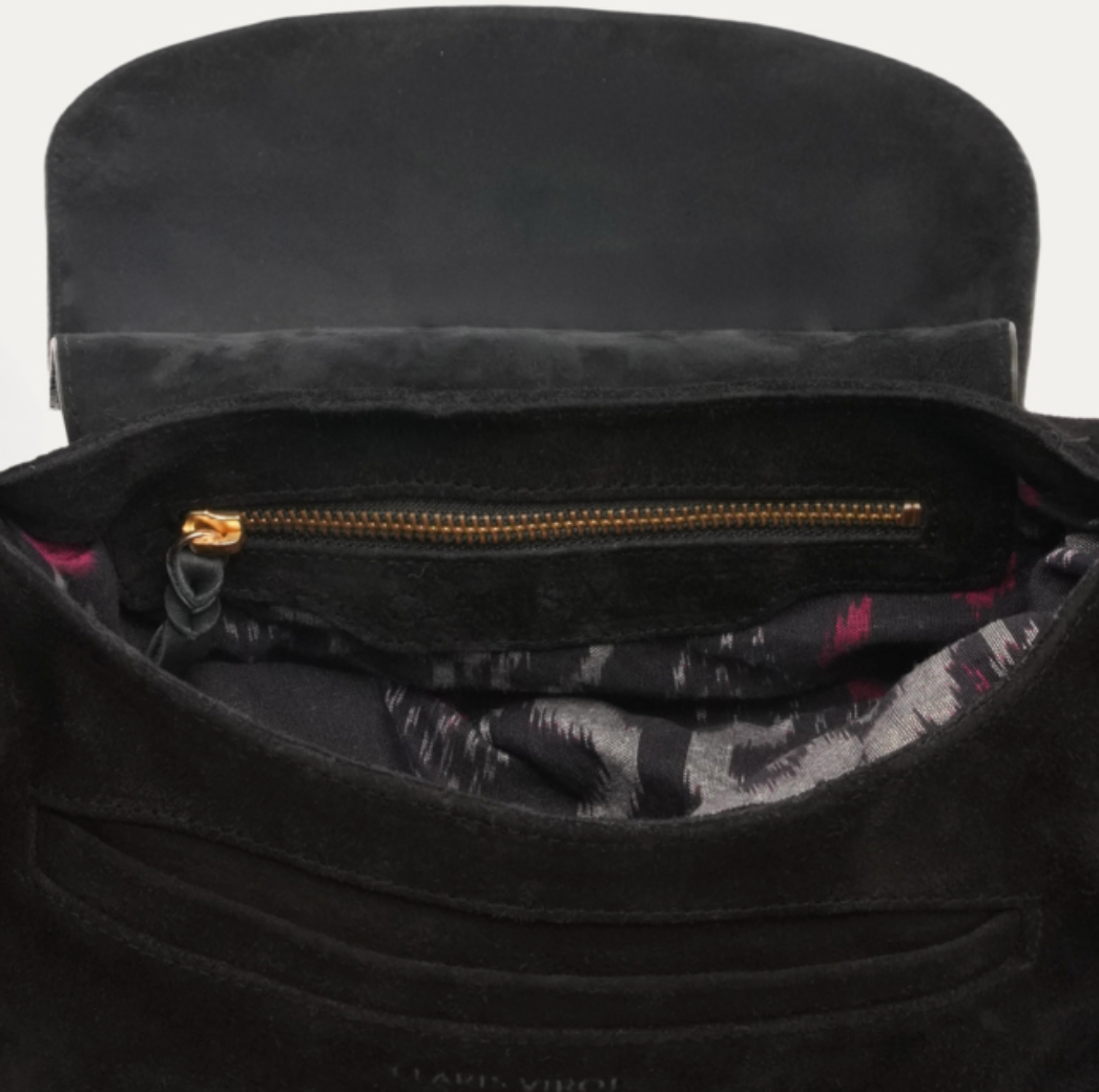 Sac Marine Python Noir - Claris Virot