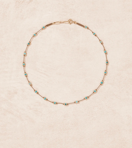Collier Lotus Turquoise - Tityaravy