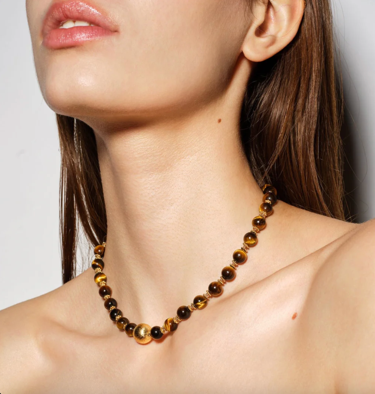 Collier Samhita Oeil de Tigre - Tityaravy