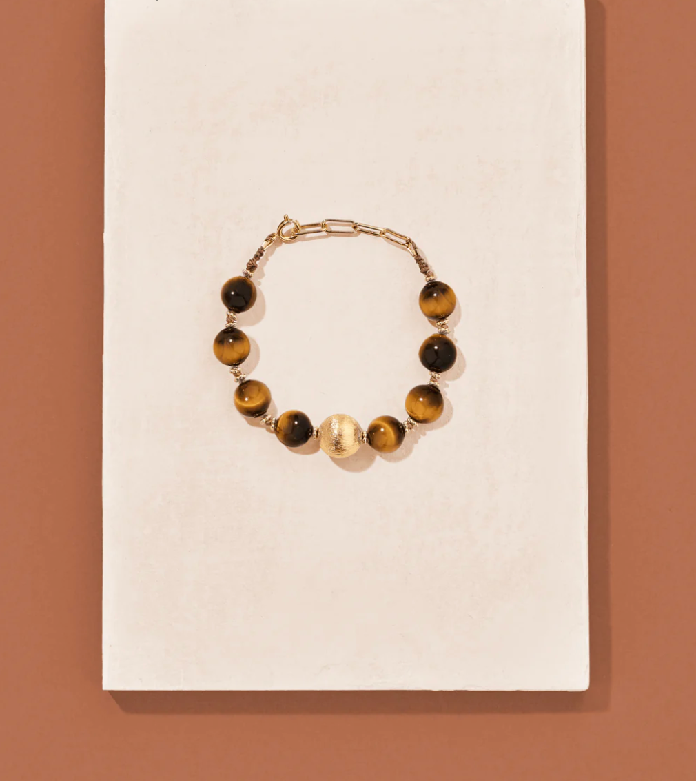 Bracelet Samhita Oeil de Tigre - Tityaravy