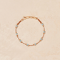 Bracelet Tiare Zircons Bleus - Tityaravy