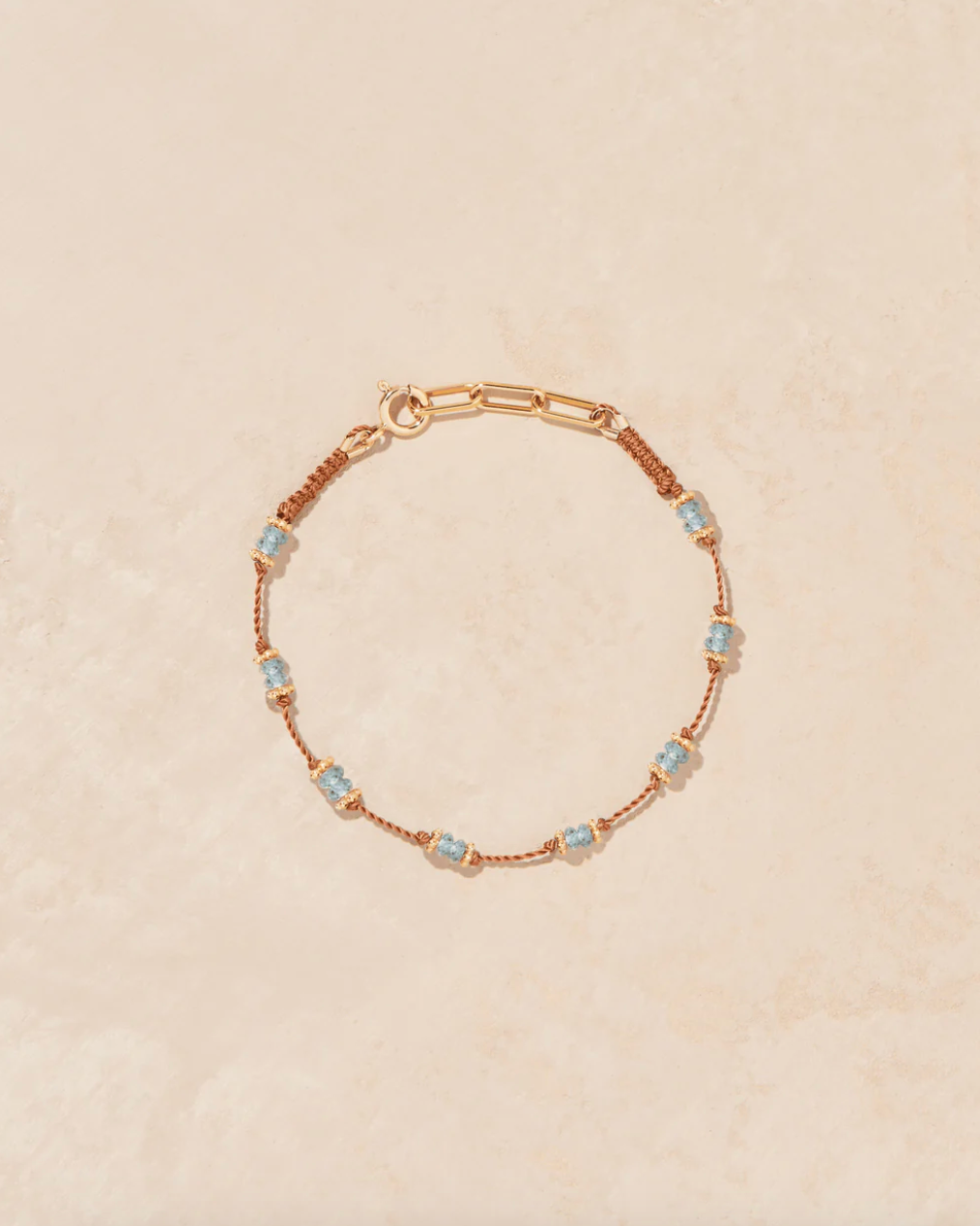 Bracelet Tiare Zircons Bleus - Tityaravy