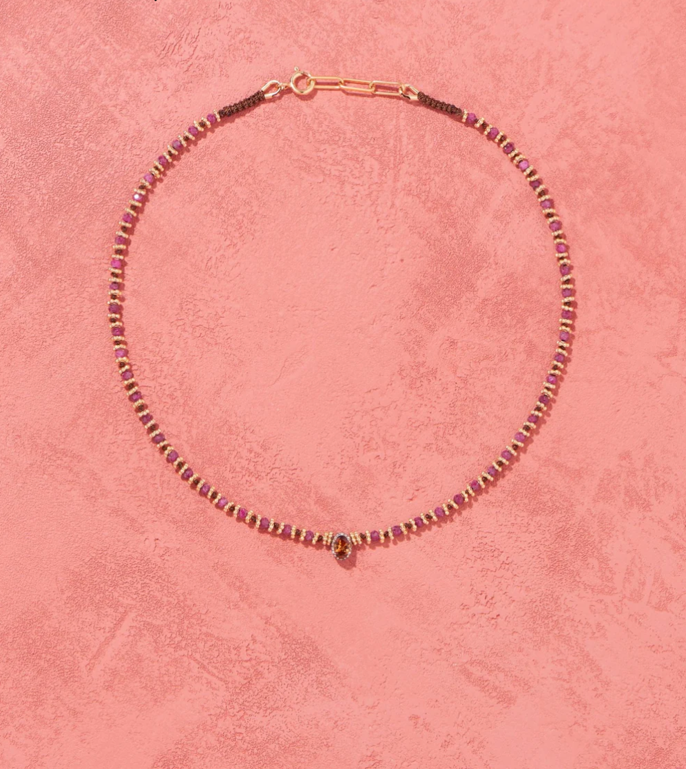 Collier Alhyka Rubellite - Tityaravy