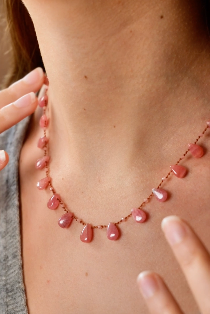 Collier Cheremoya Rhodocrosite - Ivarene