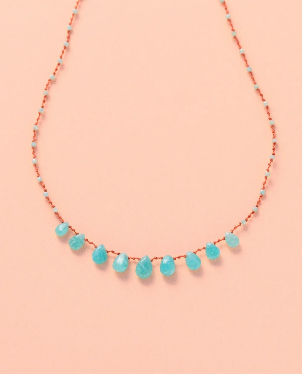 Collier 9 Gouttes Amazonite - Ivarene