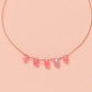 Collier 5 Gouttes Rhodocrosite - Ivarene